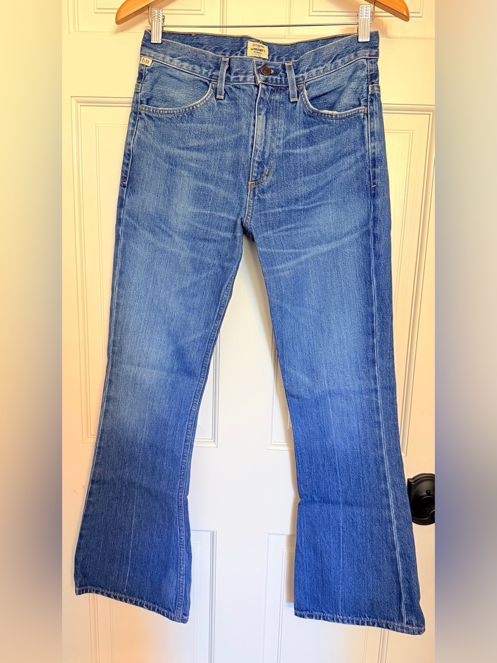 Citizens Of Humanity Mid-Blue Flare Jeans
